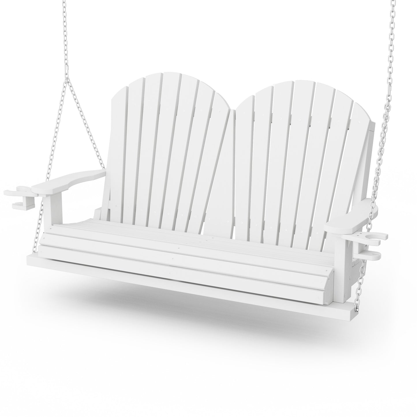 Heritage Adirondack Porch Swing with Cup Holders