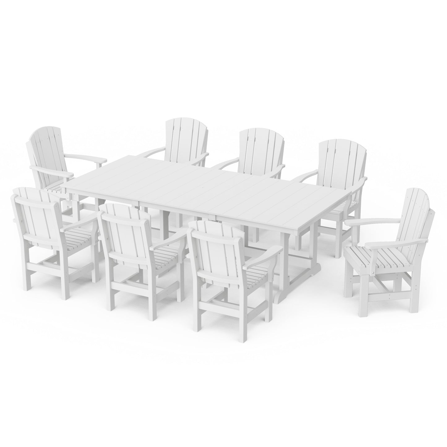 Heritage 9-Piece Arm Chair Rectangular Dining Set