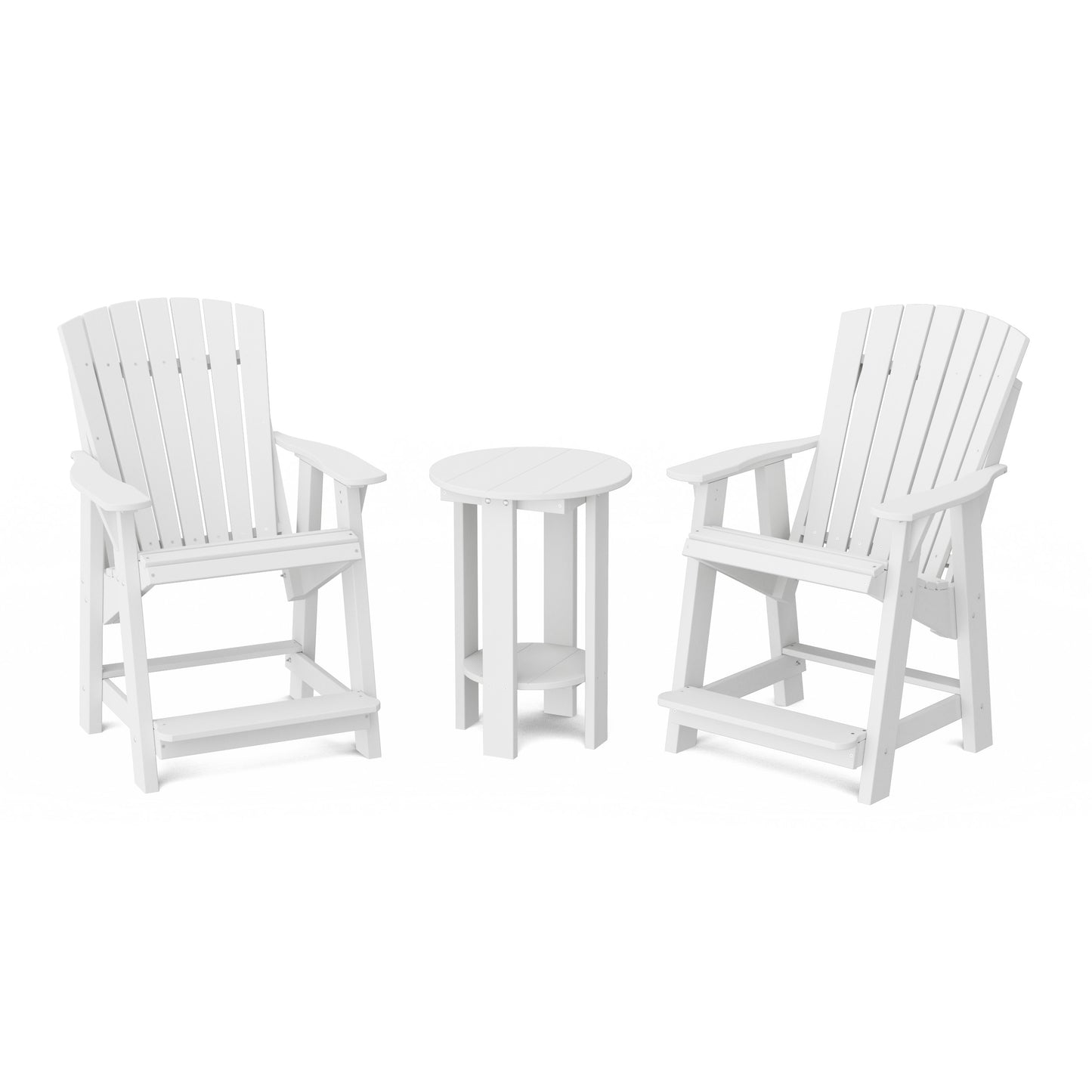 Heritage Tall Adirondack Chairs with Table
