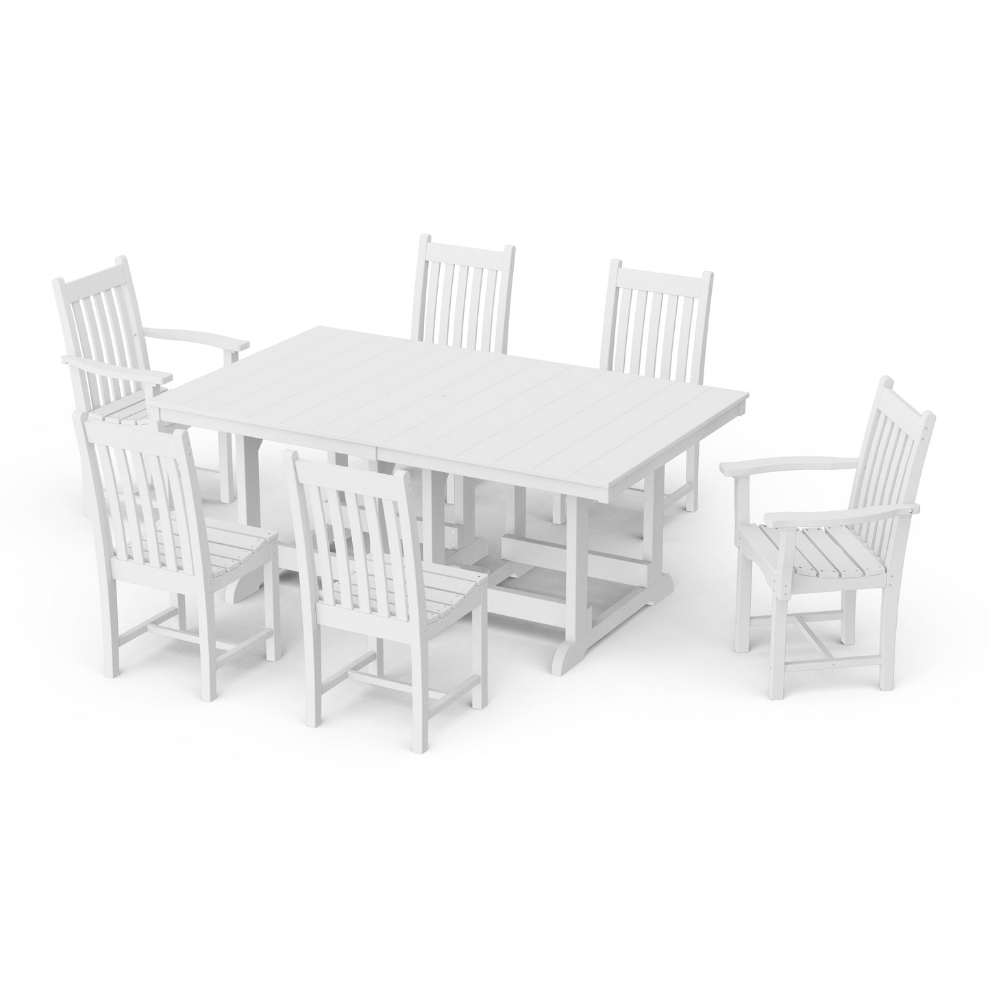 Classic 7-Piece Rectangular Dining Set
