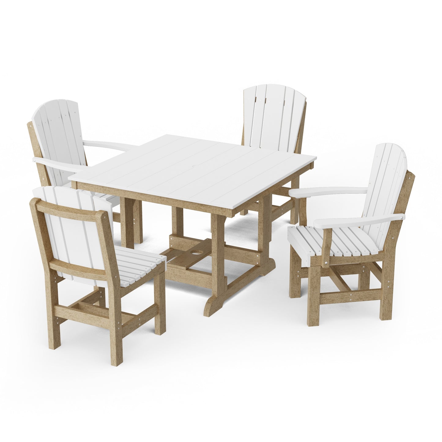 Heritage 5-Piece Square Dining Set