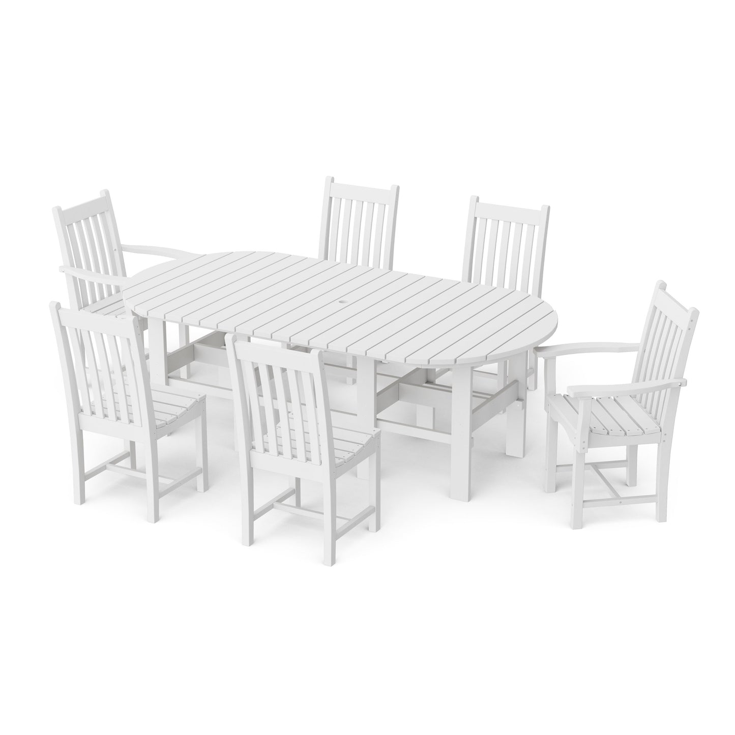 Classic 7-Piece Oval Dining Set