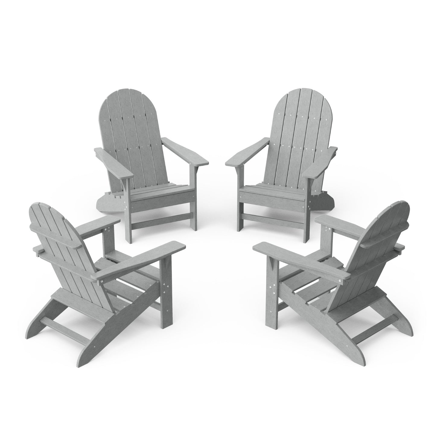 Freedom 4-Piece Traditional Adirondack Conversation Set