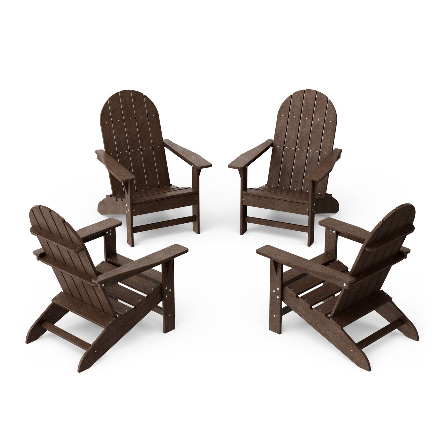 Freedom 4-Piece Traditional Adirondack Conversation Set