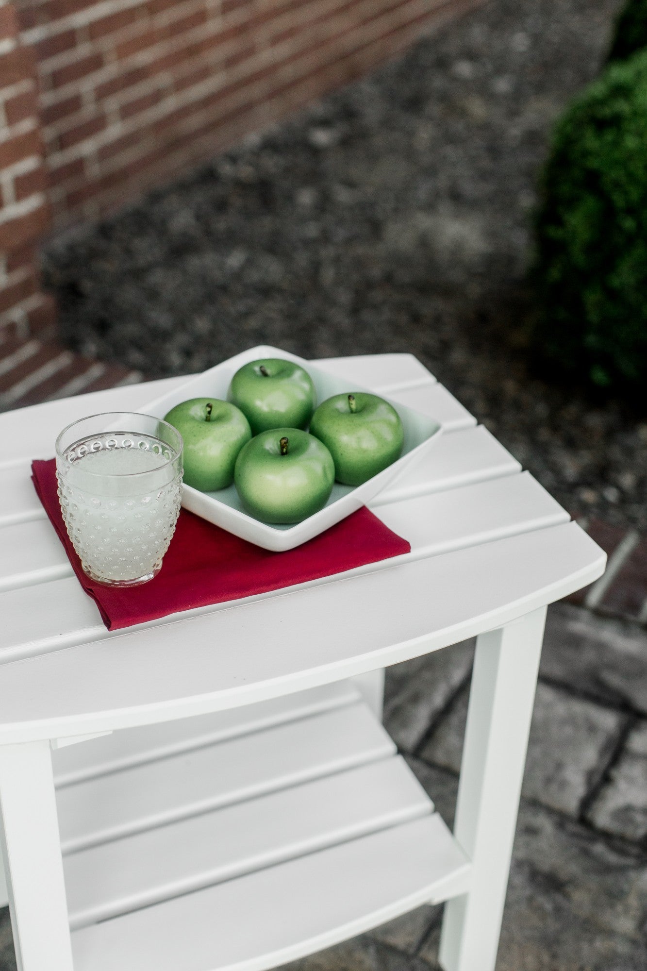 classic side table up close