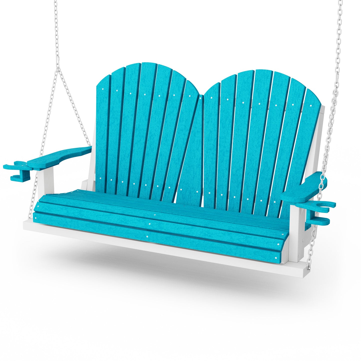 Heritage Adirondack Porch Swing with Cup Holders