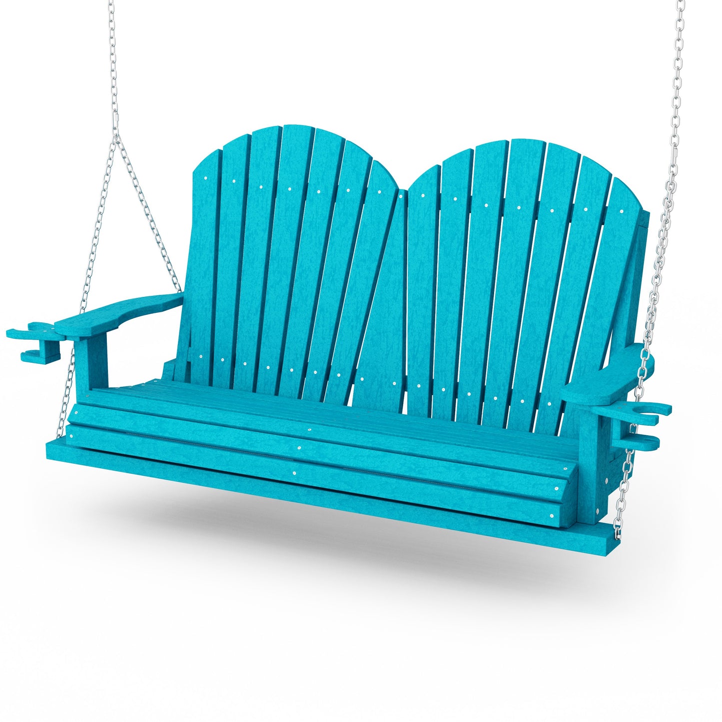 Heritage Adirondack Porch Swing with Cup Holders