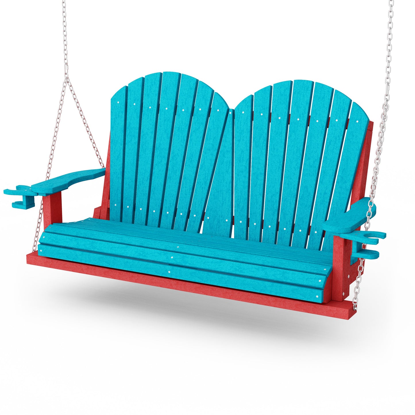 Heritage Adirondack Porch Swing with Cup Holders