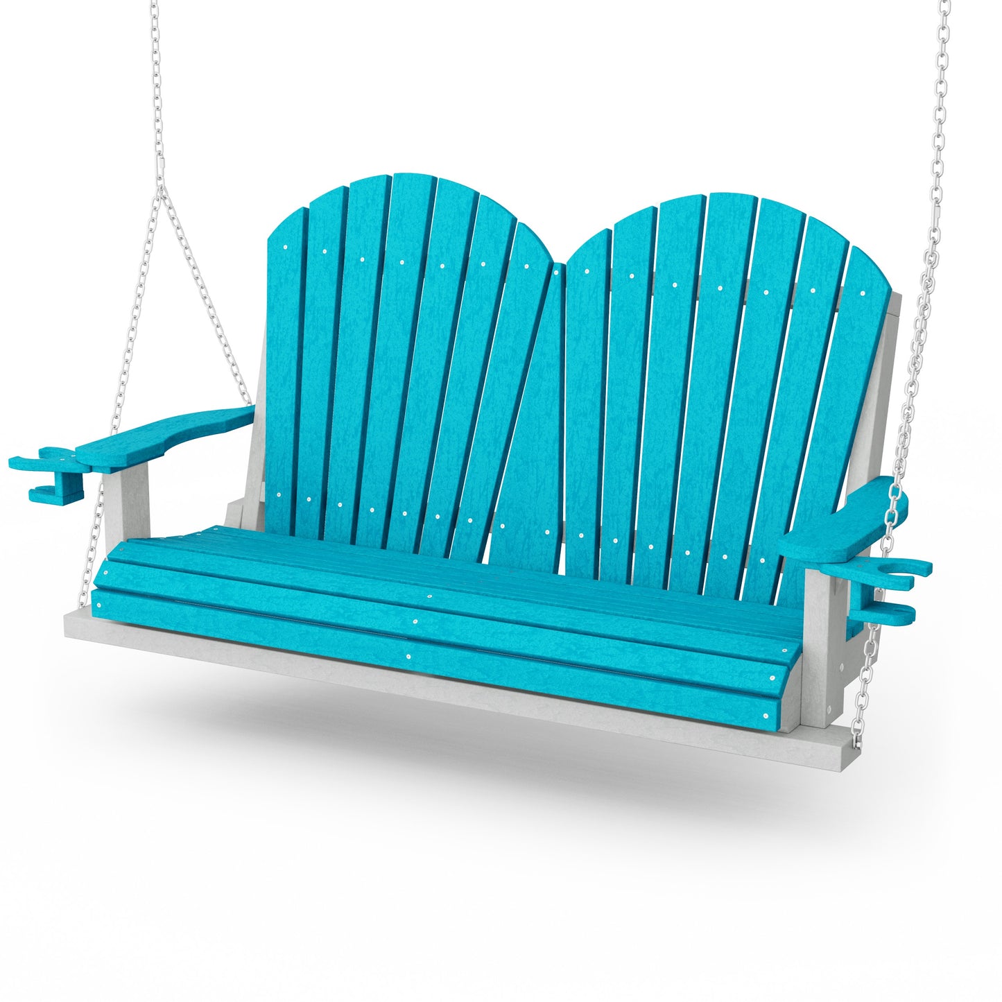 Heritage Adirondack Porch Swing with Cup Holders