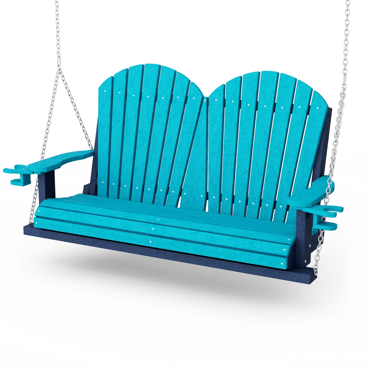 Heritage Adirondack Porch Swing with Cup Holders