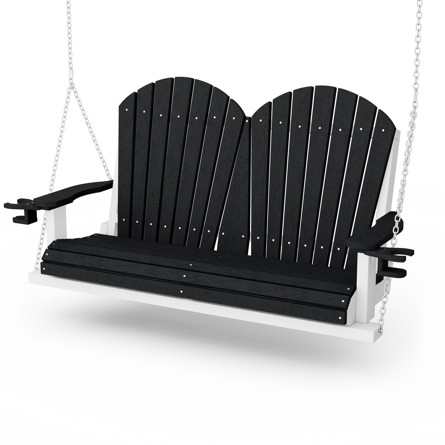 Heritage Adirondack Porch Swing with Cup Holders