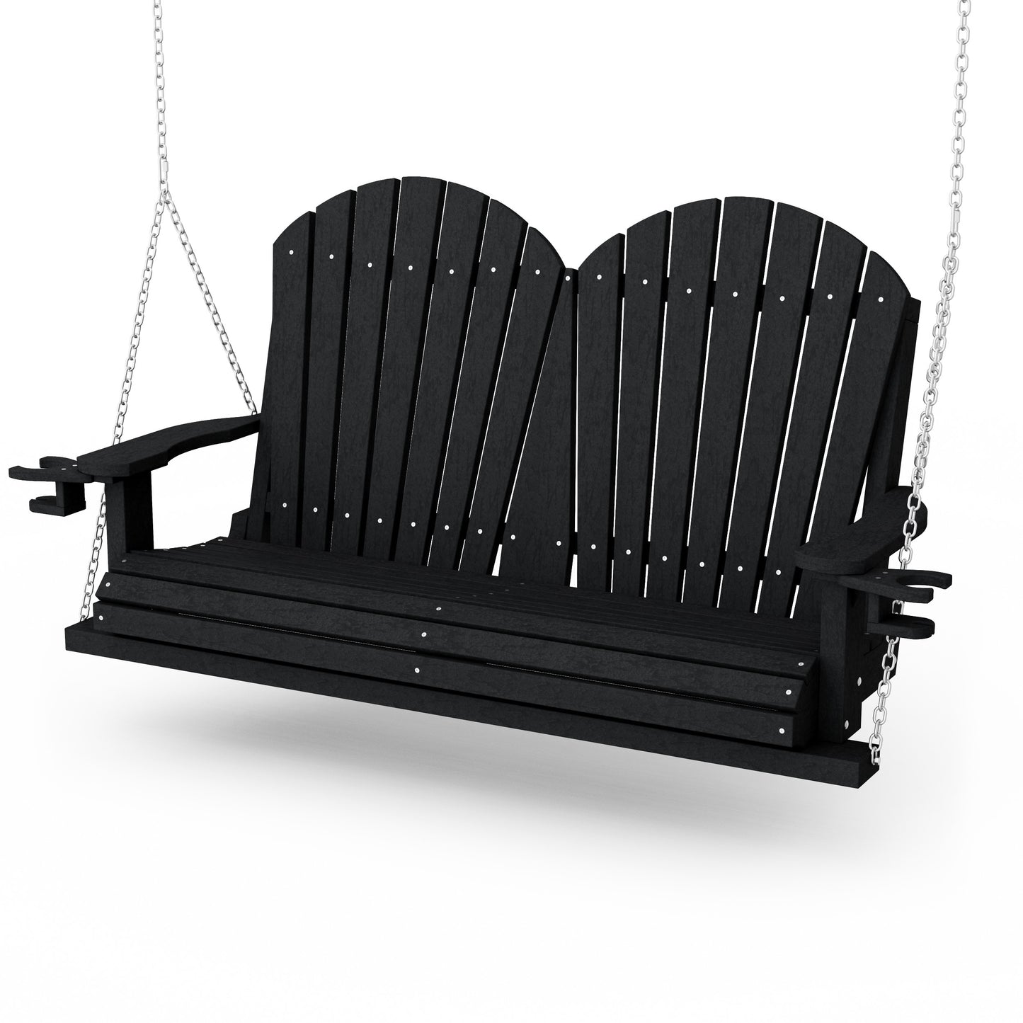 Heritage Adirondack Porch Swing with Cup Holders