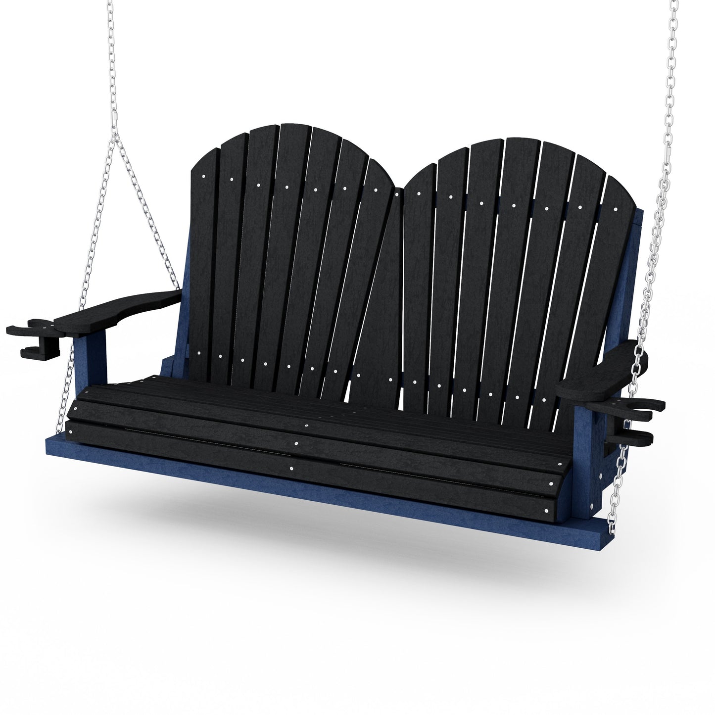 Heritage Adirondack Porch Swing with Cup Holders