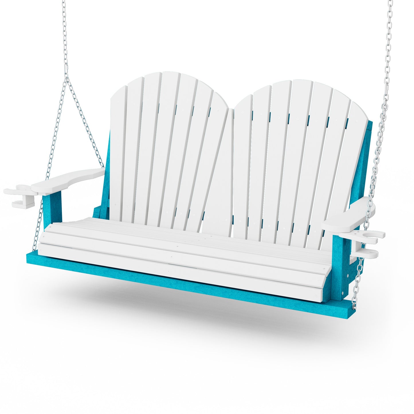 Heritage Adirondack Porch Swing with Cup Holders