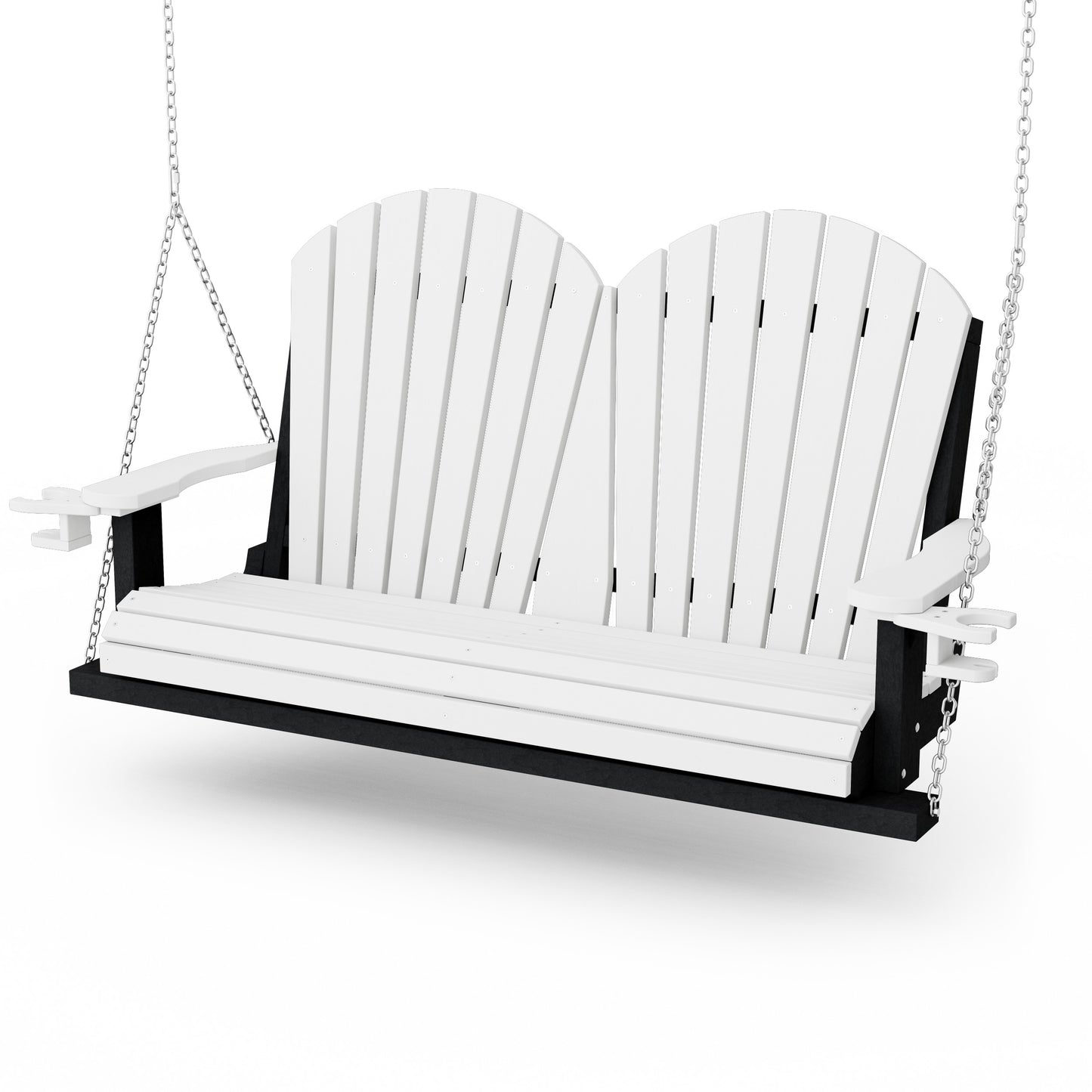 Heritage Adirondack Porch Swing with Cup Holders