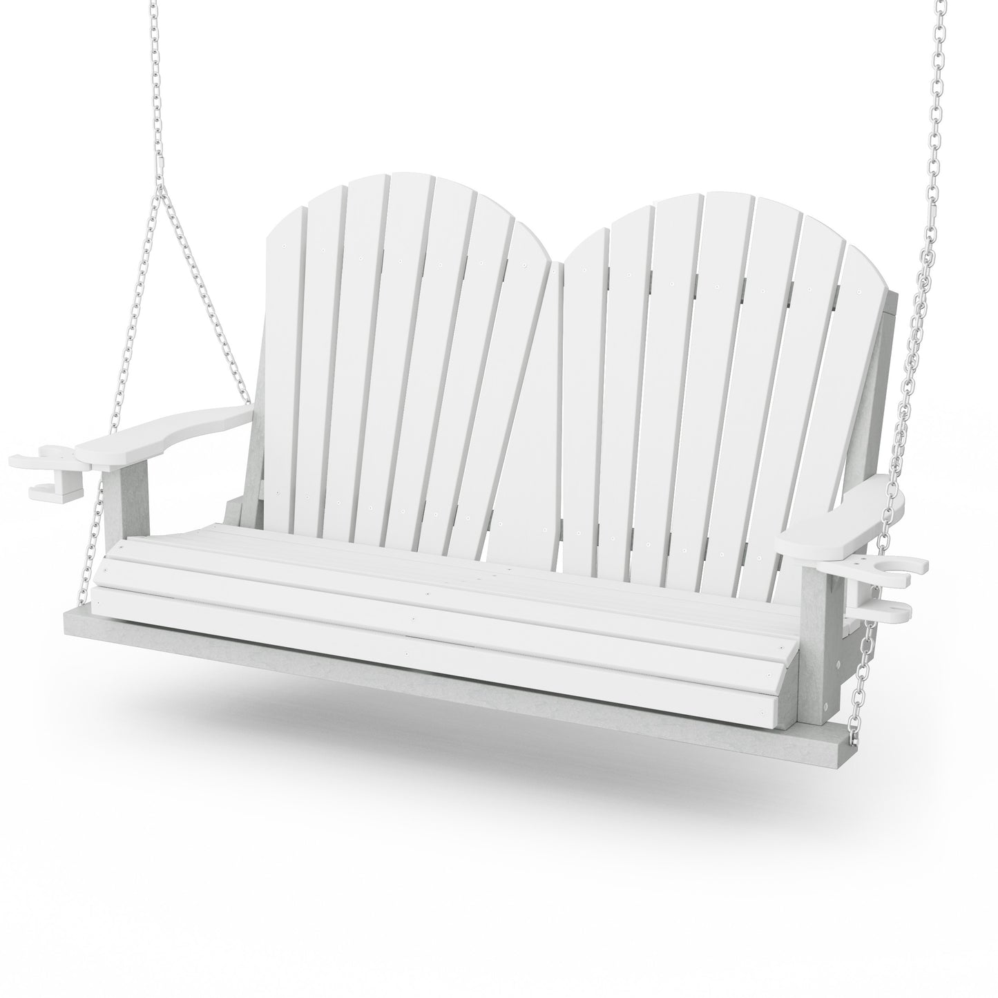 Heritage Adirondack Porch Swing with Cup Holders