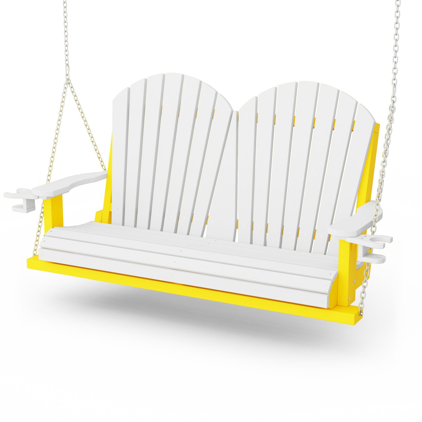 Heritage Adirondack Porch Swing with Cup Holders