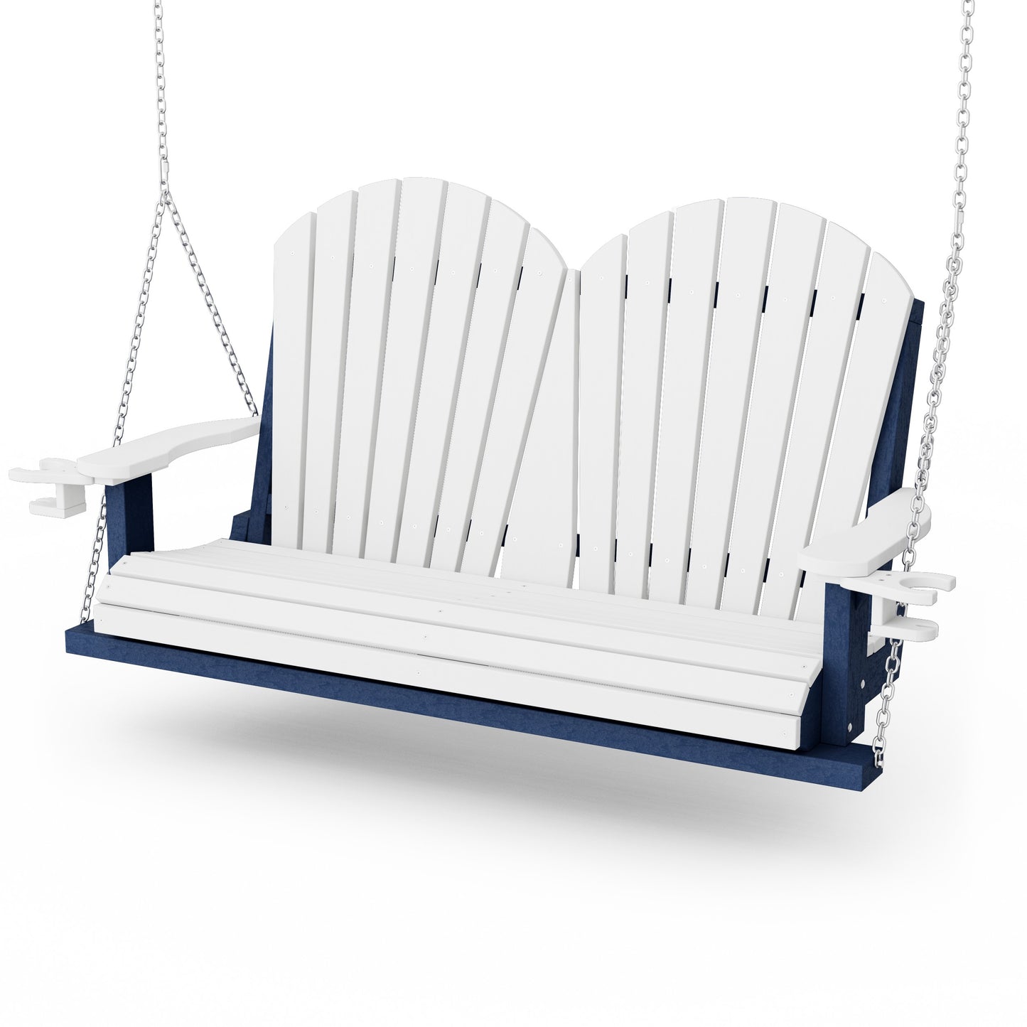 Heritage Adirondack Porch Swing with Cup Holders
