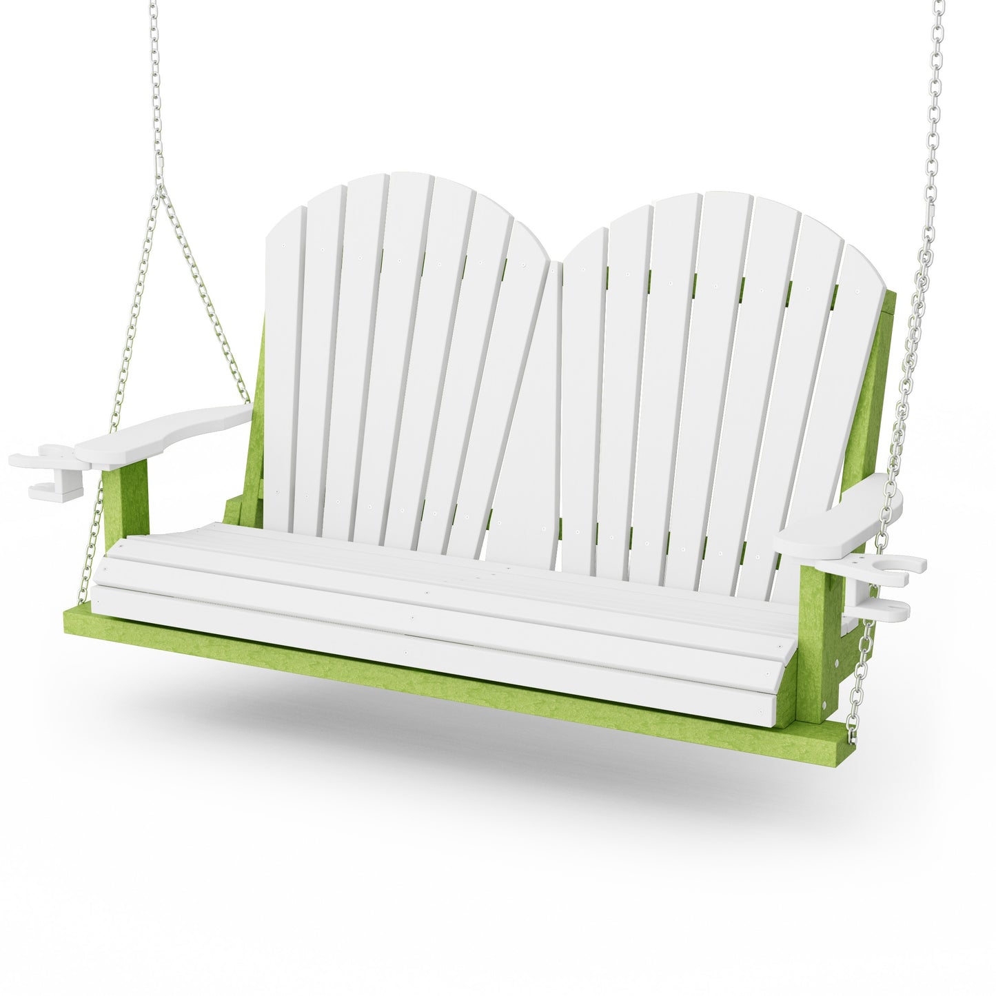 Heritage Adirondack Porch Swing with Cup Holders