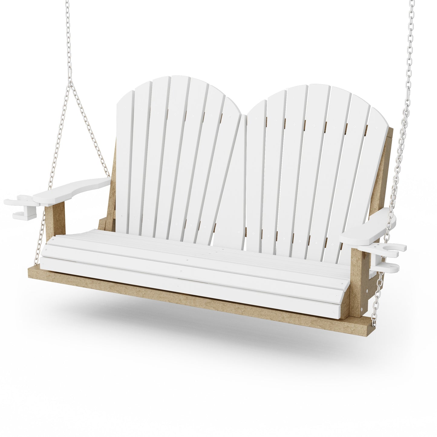 Heritage Adirondack Porch Swing with Cup Holders