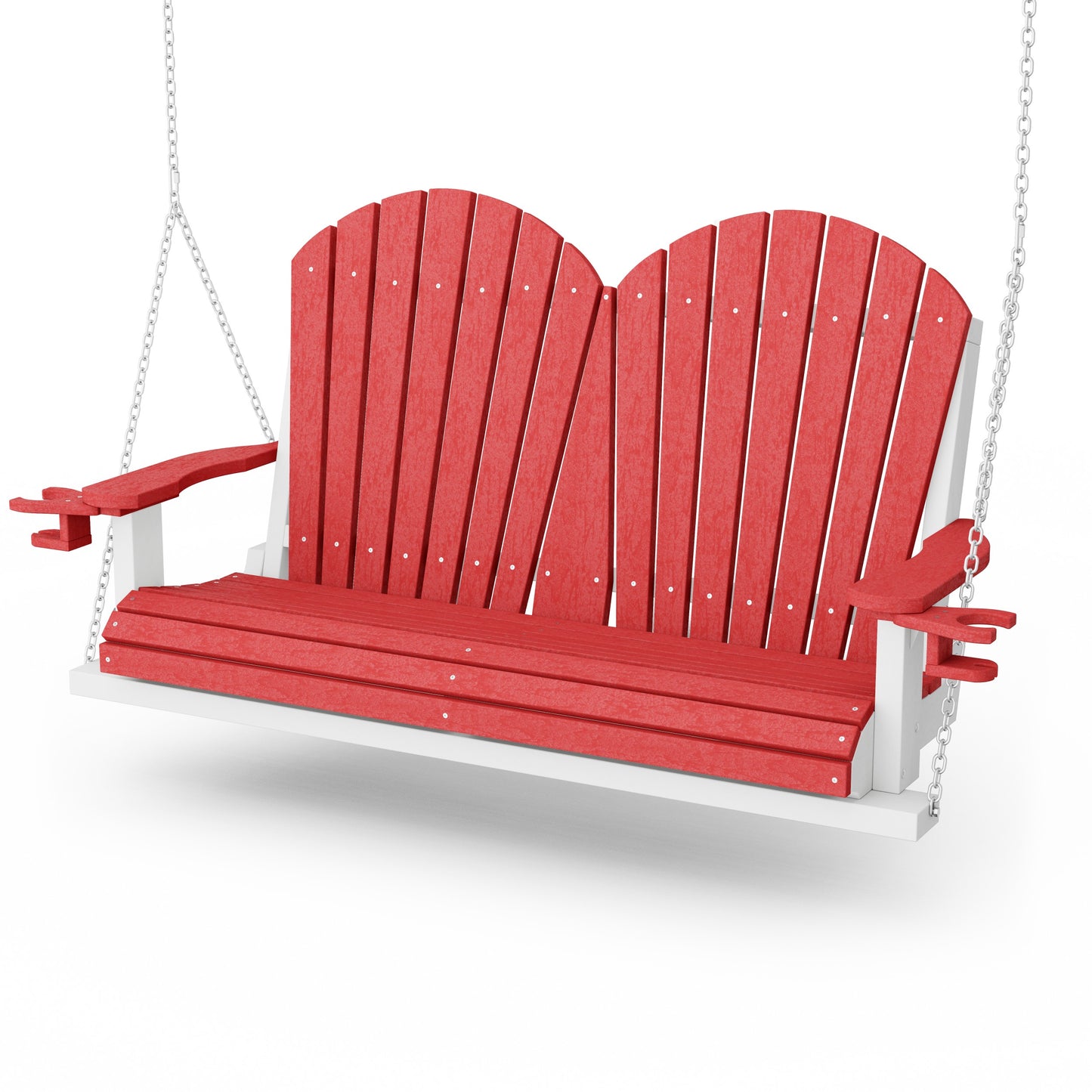 Heritage Adirondack Porch Swing with Cup Holders
