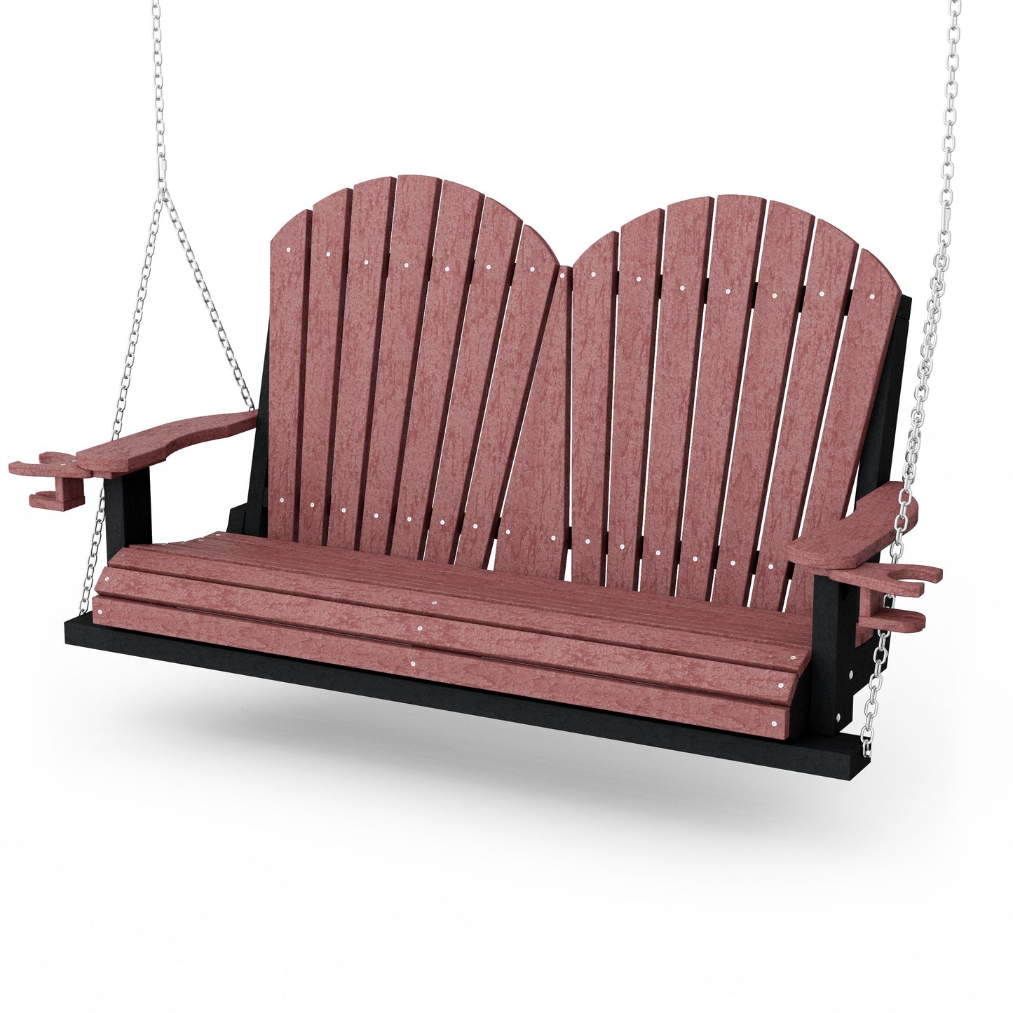 Heritage Adirondack Porch Swing with Cup Holders