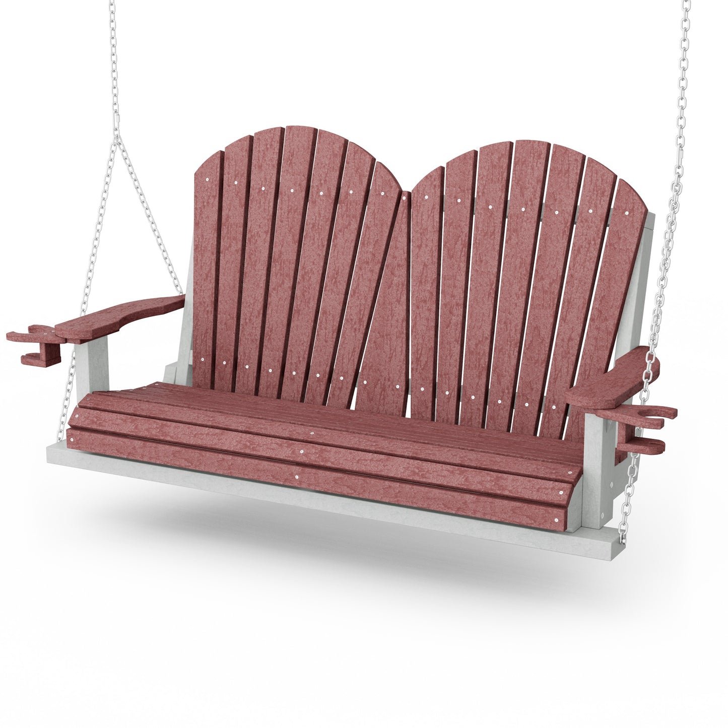 Heritage Adirondack Porch Swing with Cup Holders