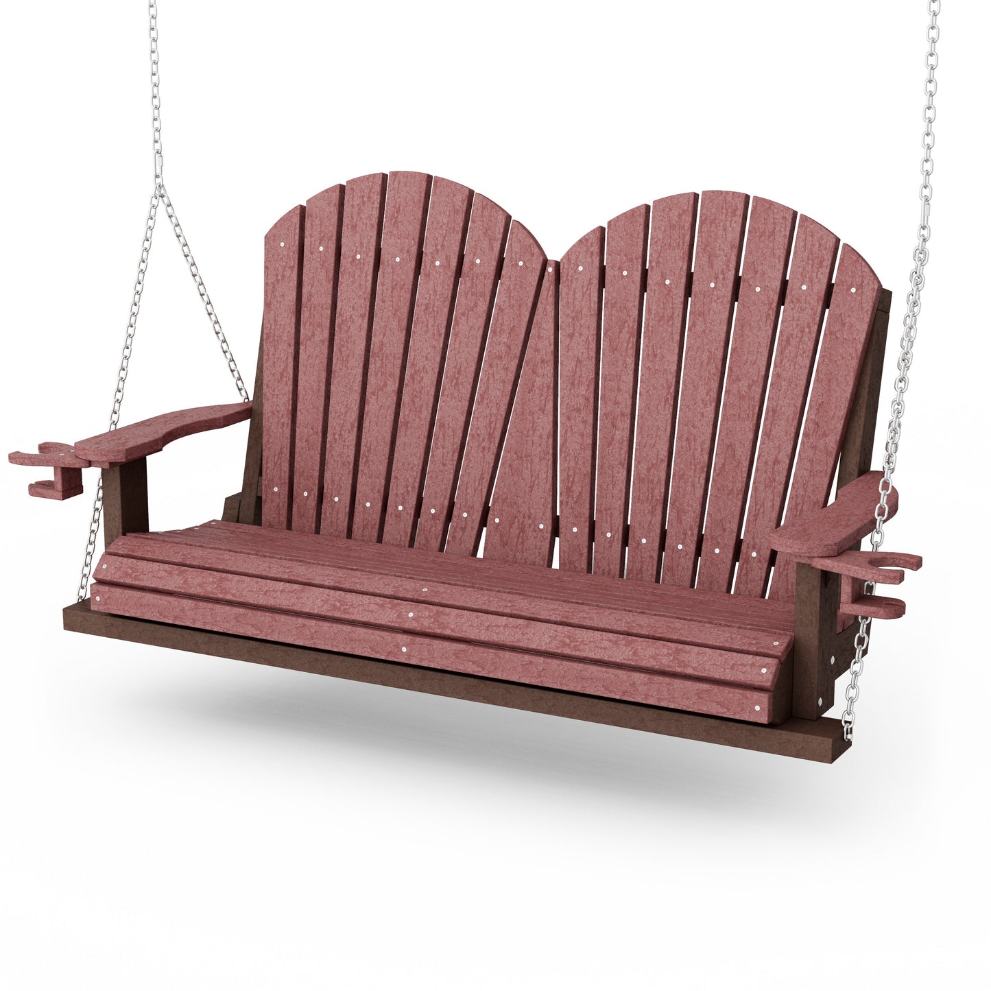 Heritage Adirondack Porch Swing with Cup Holders