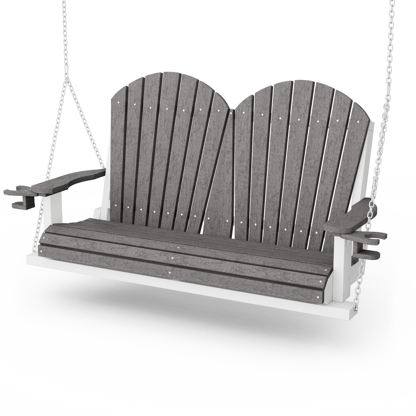 Heritage Adirondack Porch Swing with Cup Holders