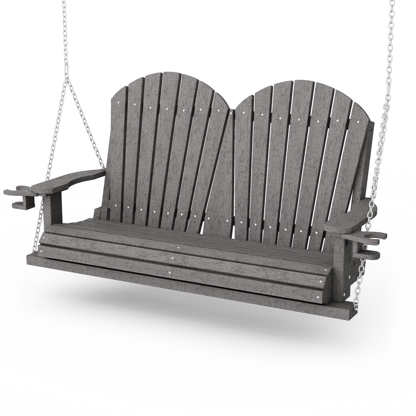 Heritage Adirondack Porch Swing with Cup Holders