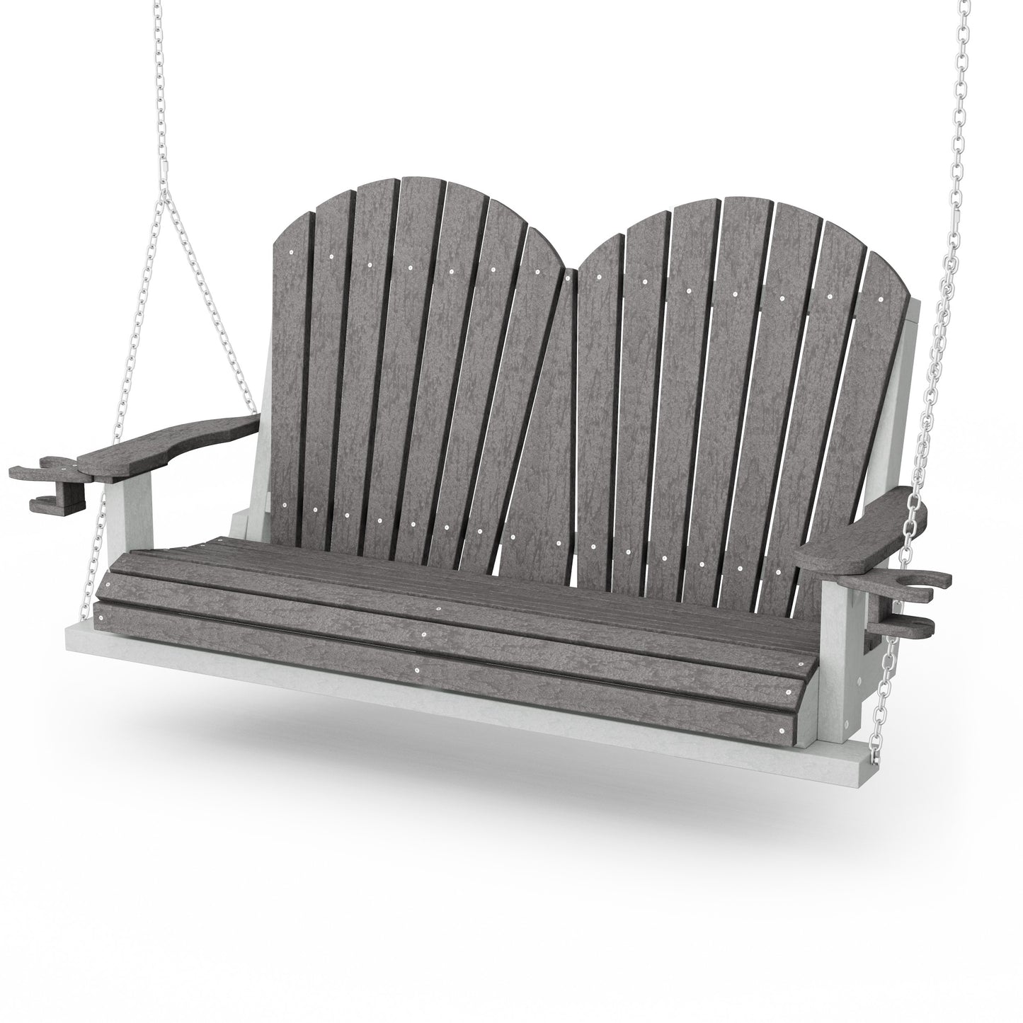Heritage Adirondack Porch Swing with Cup Holders