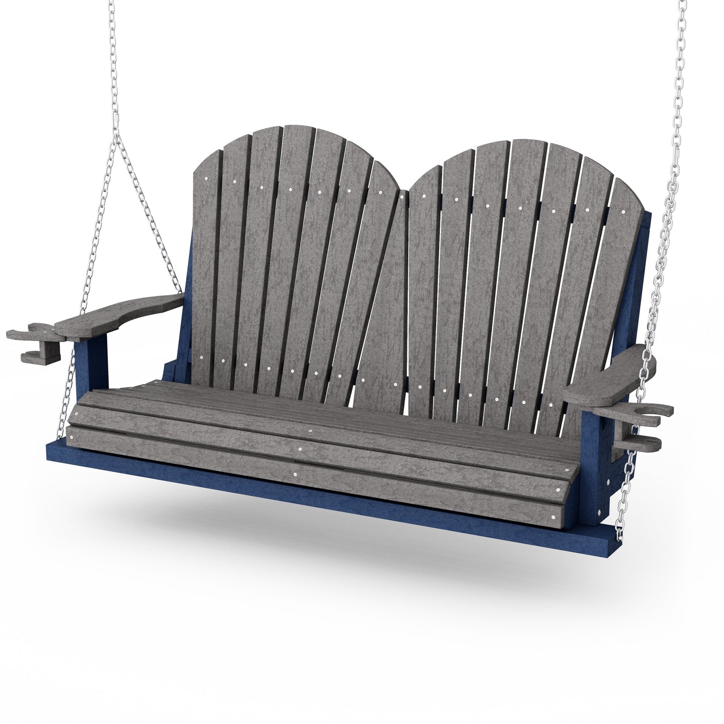 Heritage Adirondack Porch Swing with Cup Holders