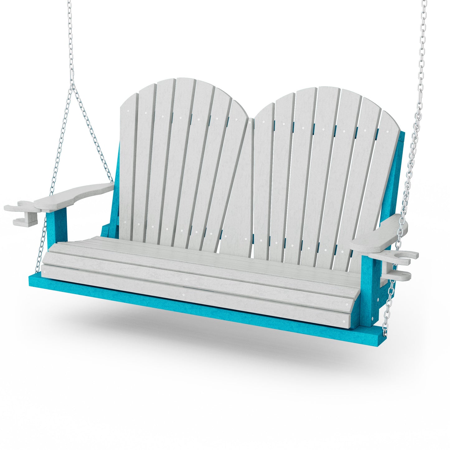 Heritage Adirondack Porch Swing with Cup Holders