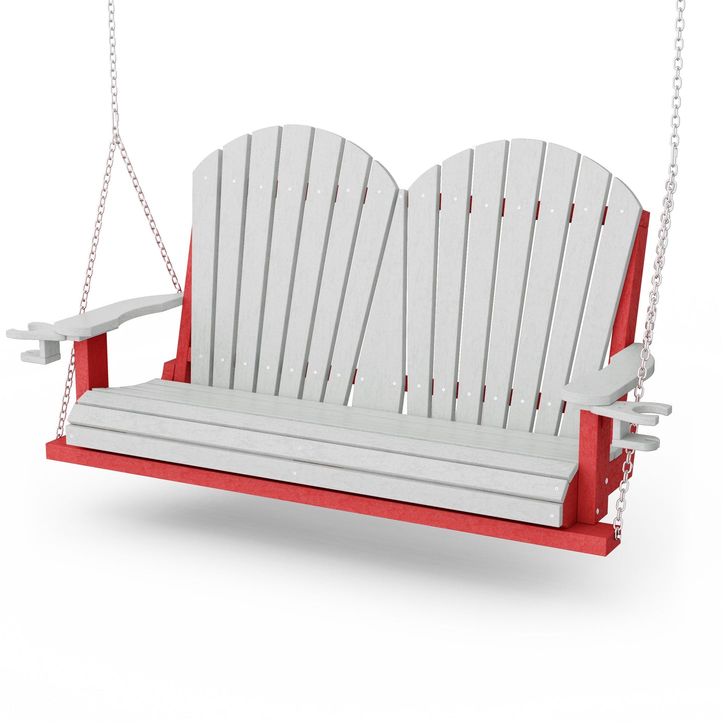 Heritage Adirondack Porch Swing with Cup Holders