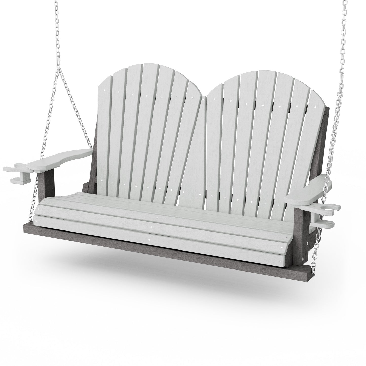 Heritage Adirondack Porch Swing with Cup Holders