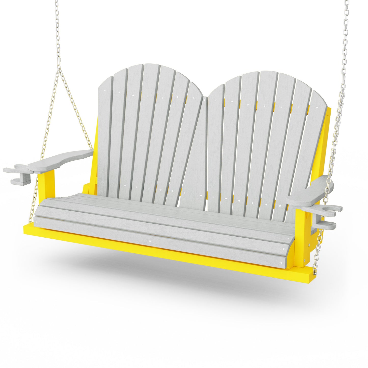 Heritage Adirondack Porch Swing with Cup Holders
