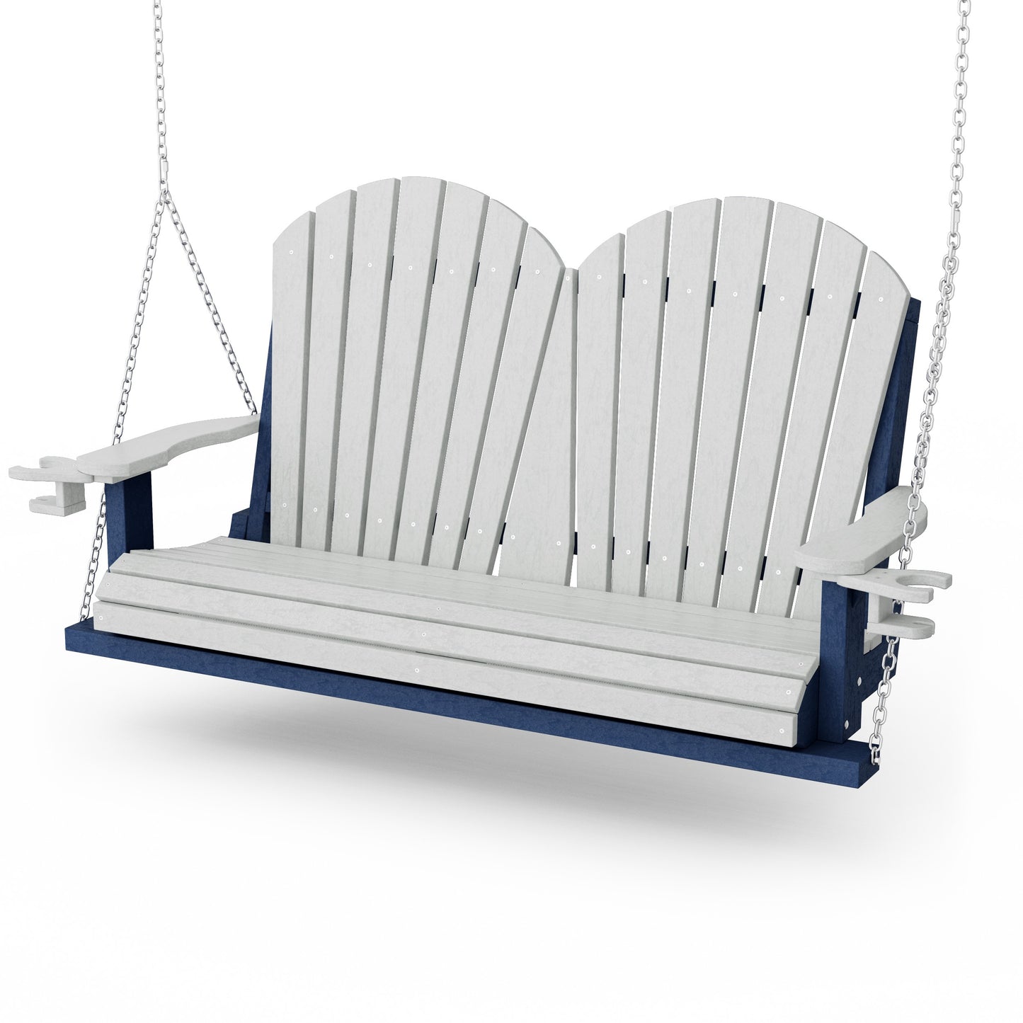 Heritage Adirondack Porch Swing with Cup Holders