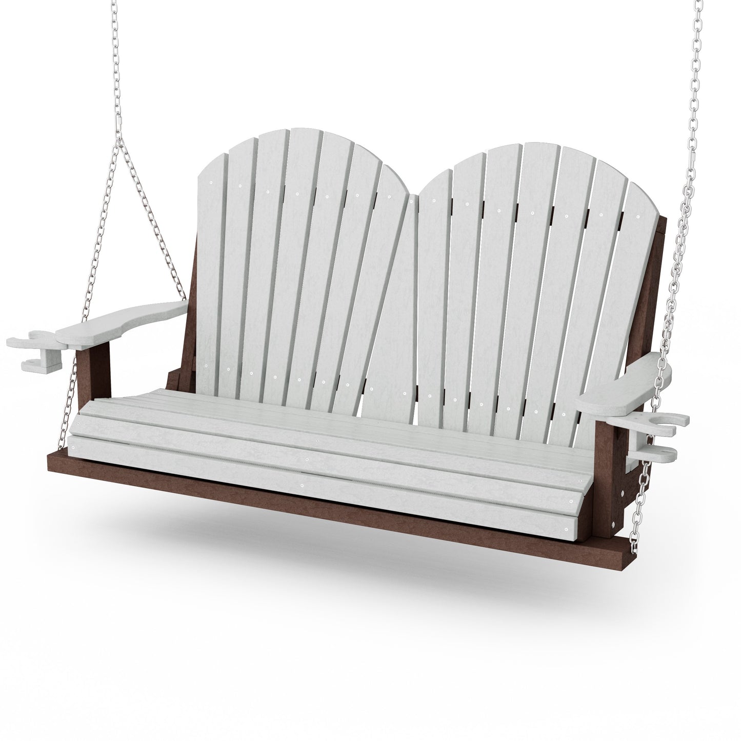 Heritage Adirondack Porch Swing with Cup Holders