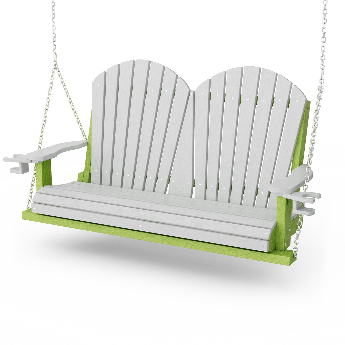 Heritage Adirondack Porch Swing with Cup Holders
