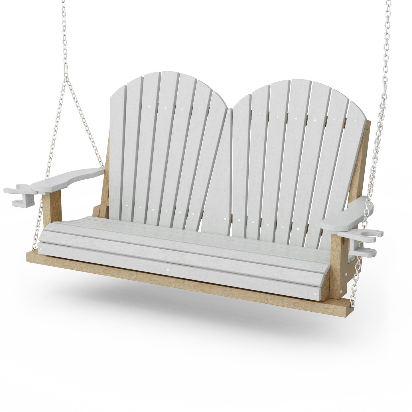 Heritage Adirondack Porch Swing with Cup Holders
