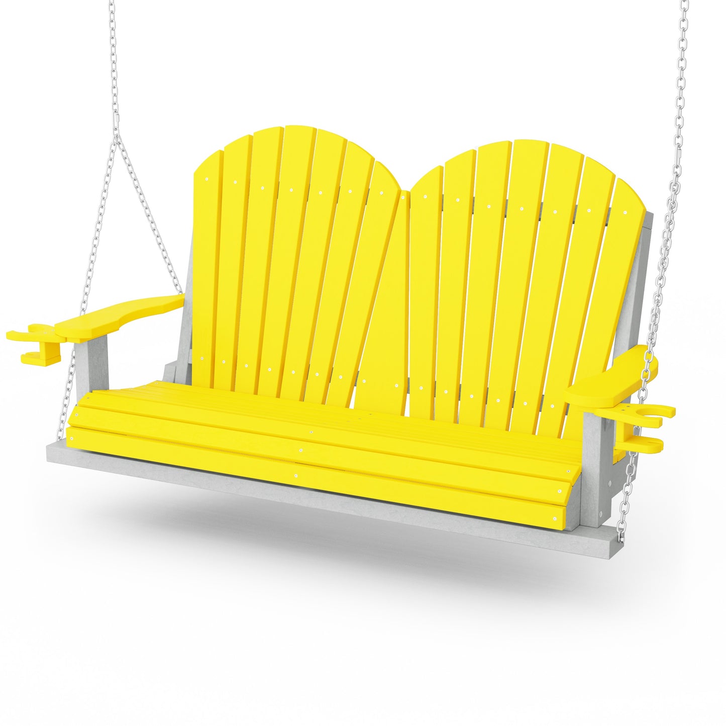 Heritage Adirondack Porch Swing with Cup Holders