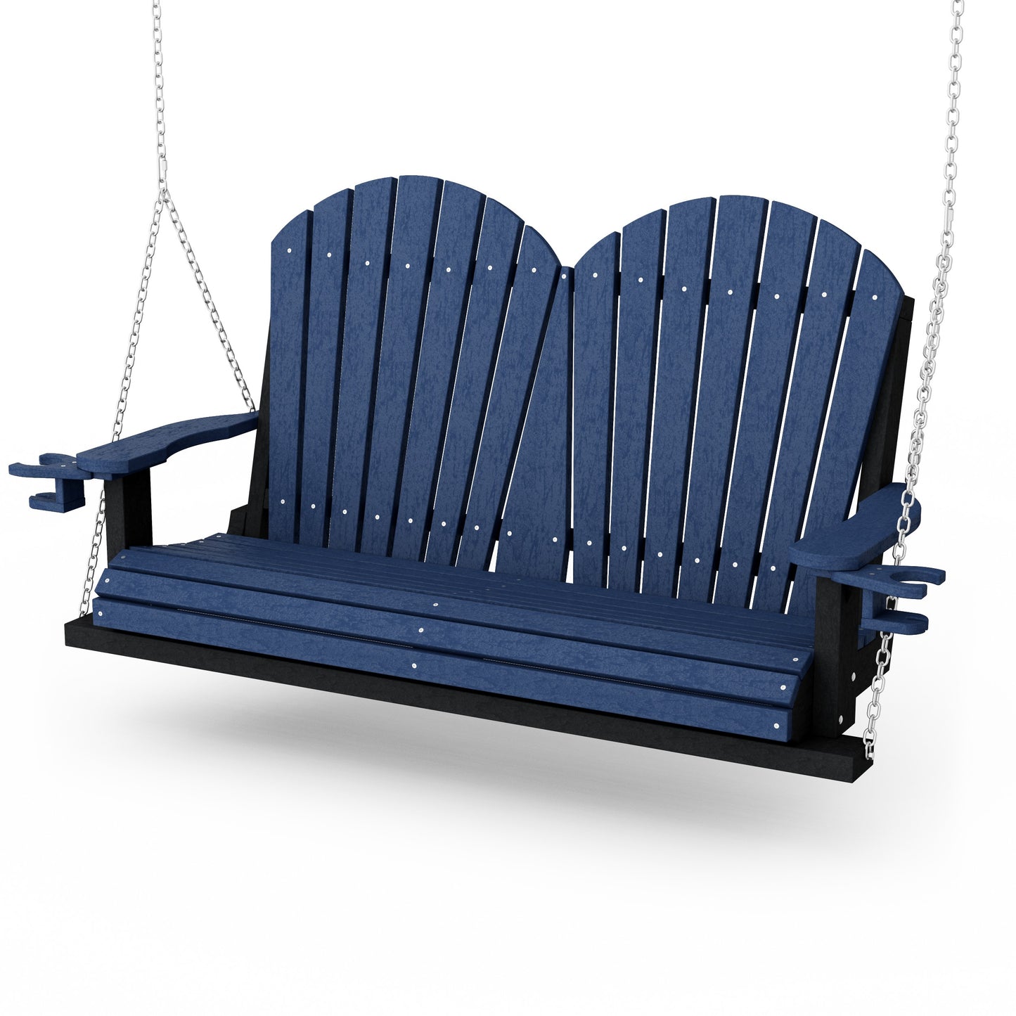 Heritage Adirondack Porch Swing with Cup Holders