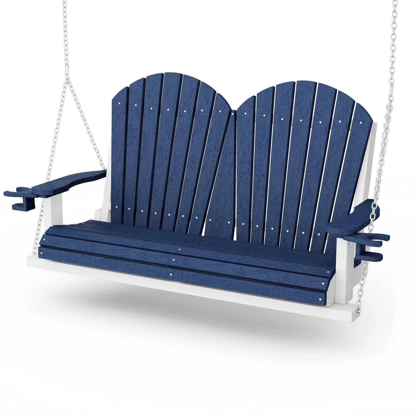 Heritage Adirondack Porch Swing with Cup Holders
