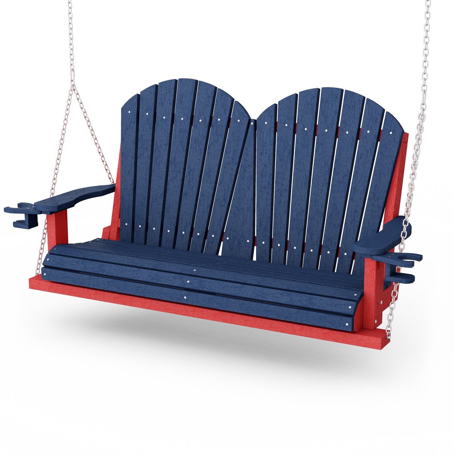 Heritage Adirondack Porch Swing with Cup Holders