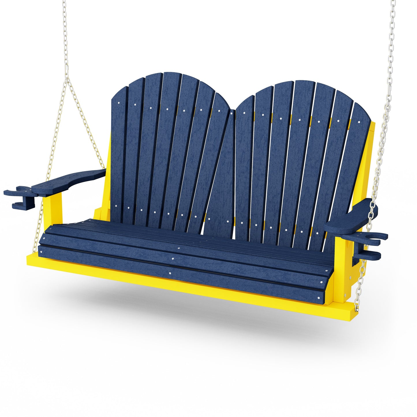 Heritage Adirondack Porch Swing with Cup Holders