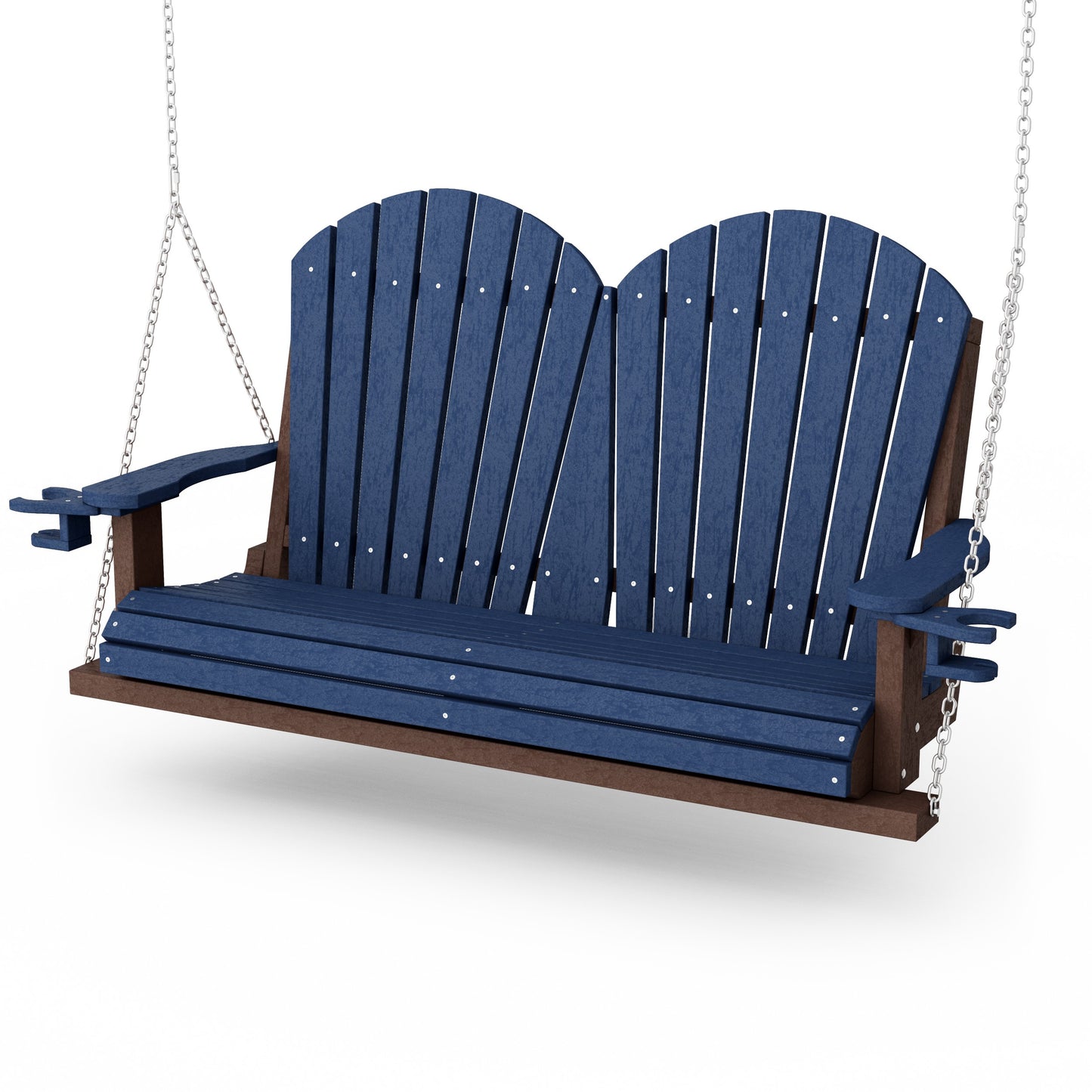 Heritage Adirondack Porch Swing with Cup Holders