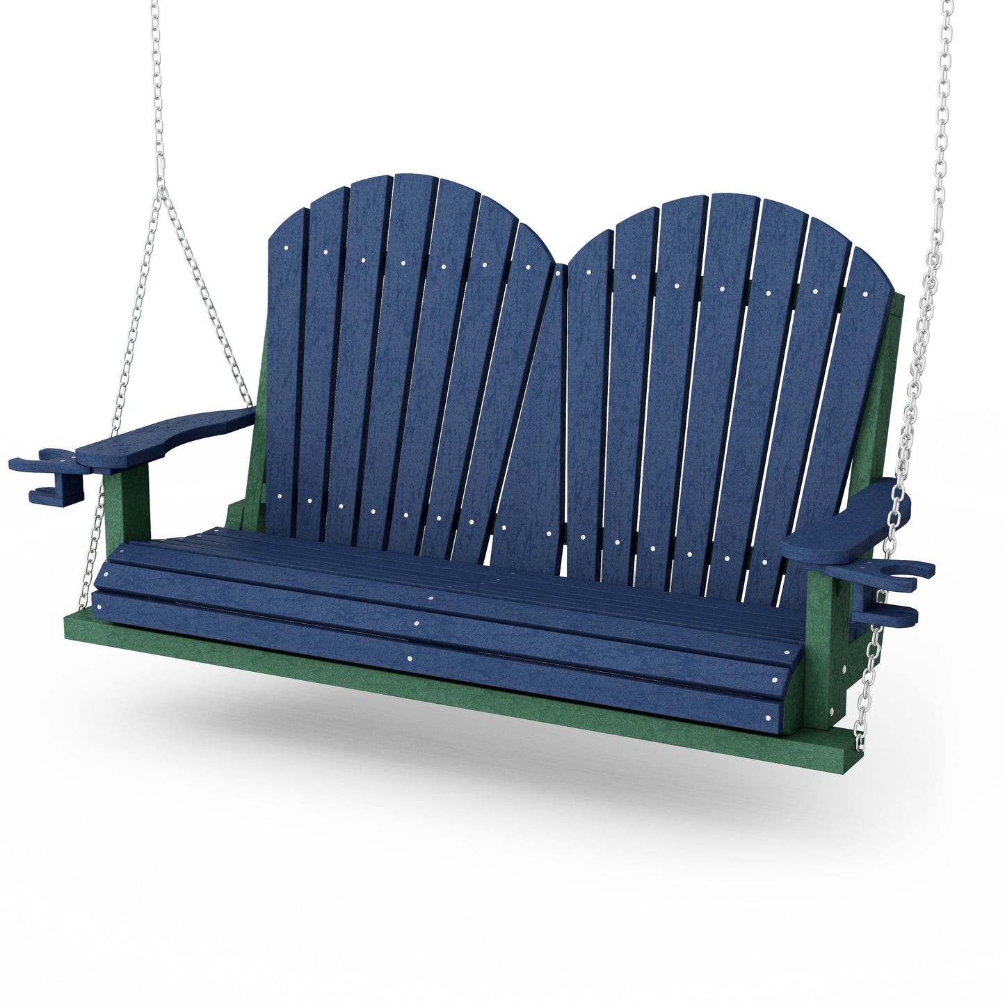 Heritage Adirondack Porch Swing with Cup Holders