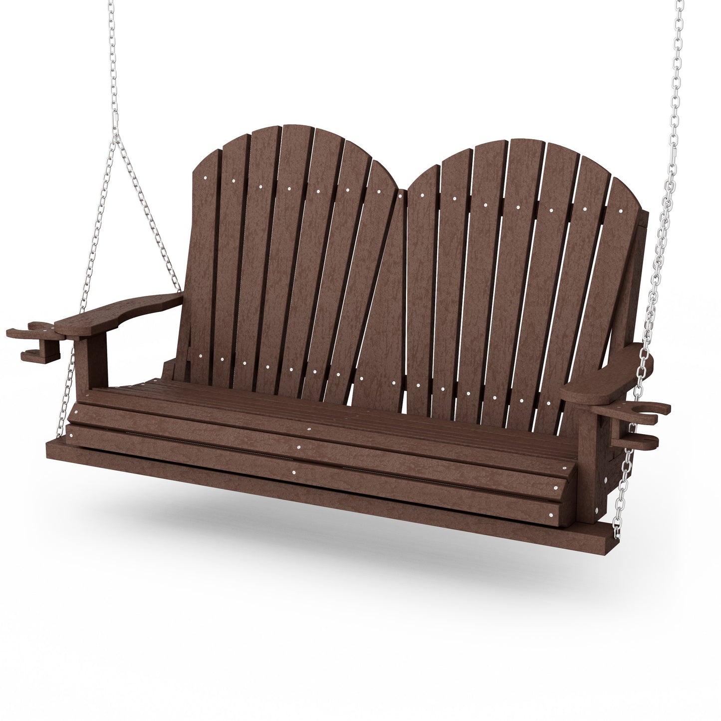 Heritage Adirondack Porch Swing with Cup Holders