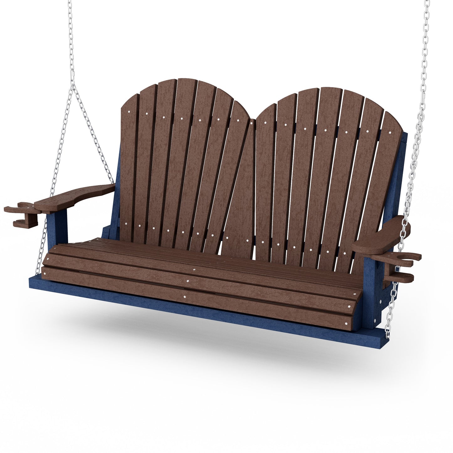 Heritage Adirondack Porch Swing with Cup Holders
