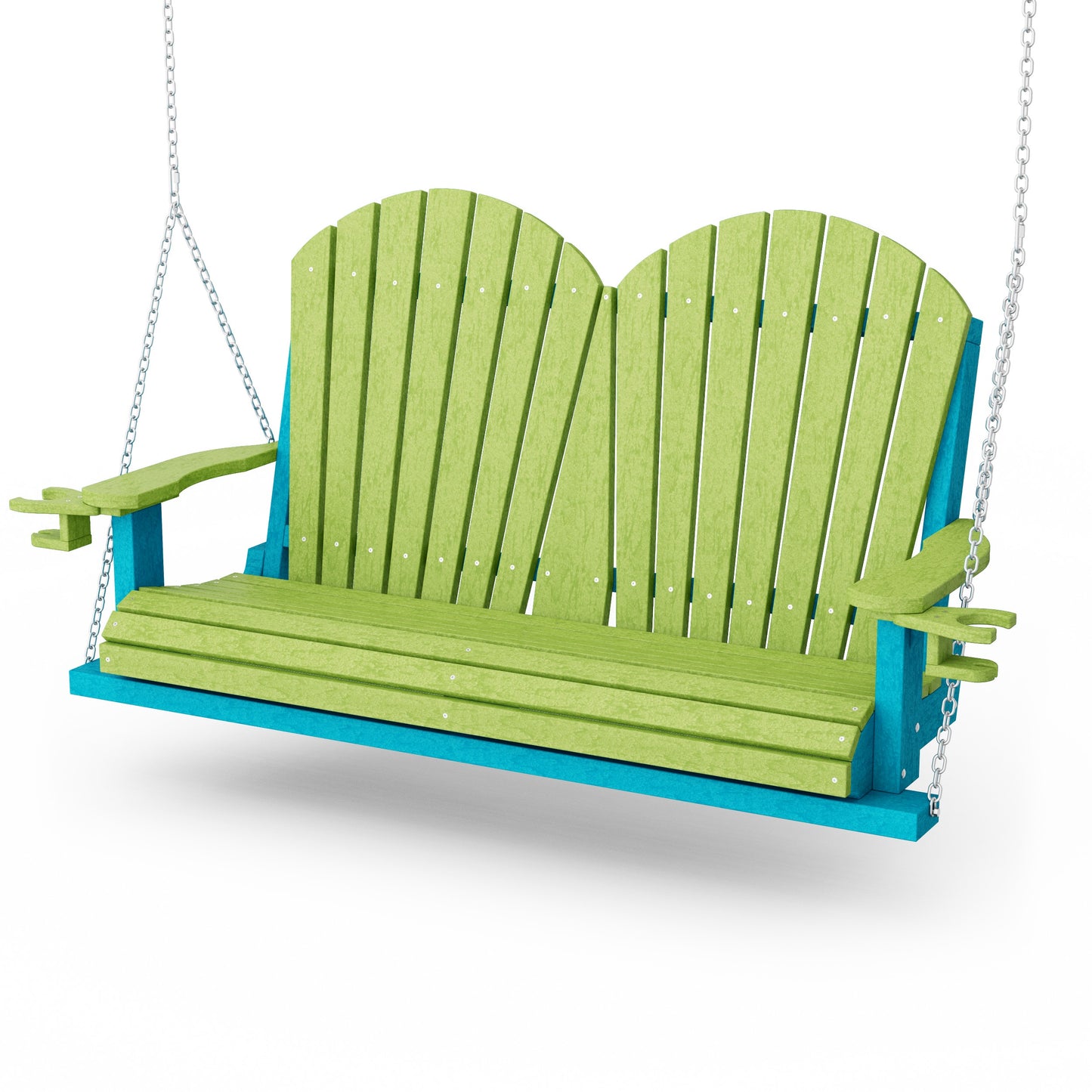 Heritage Adirondack Porch Swing with Cup Holders